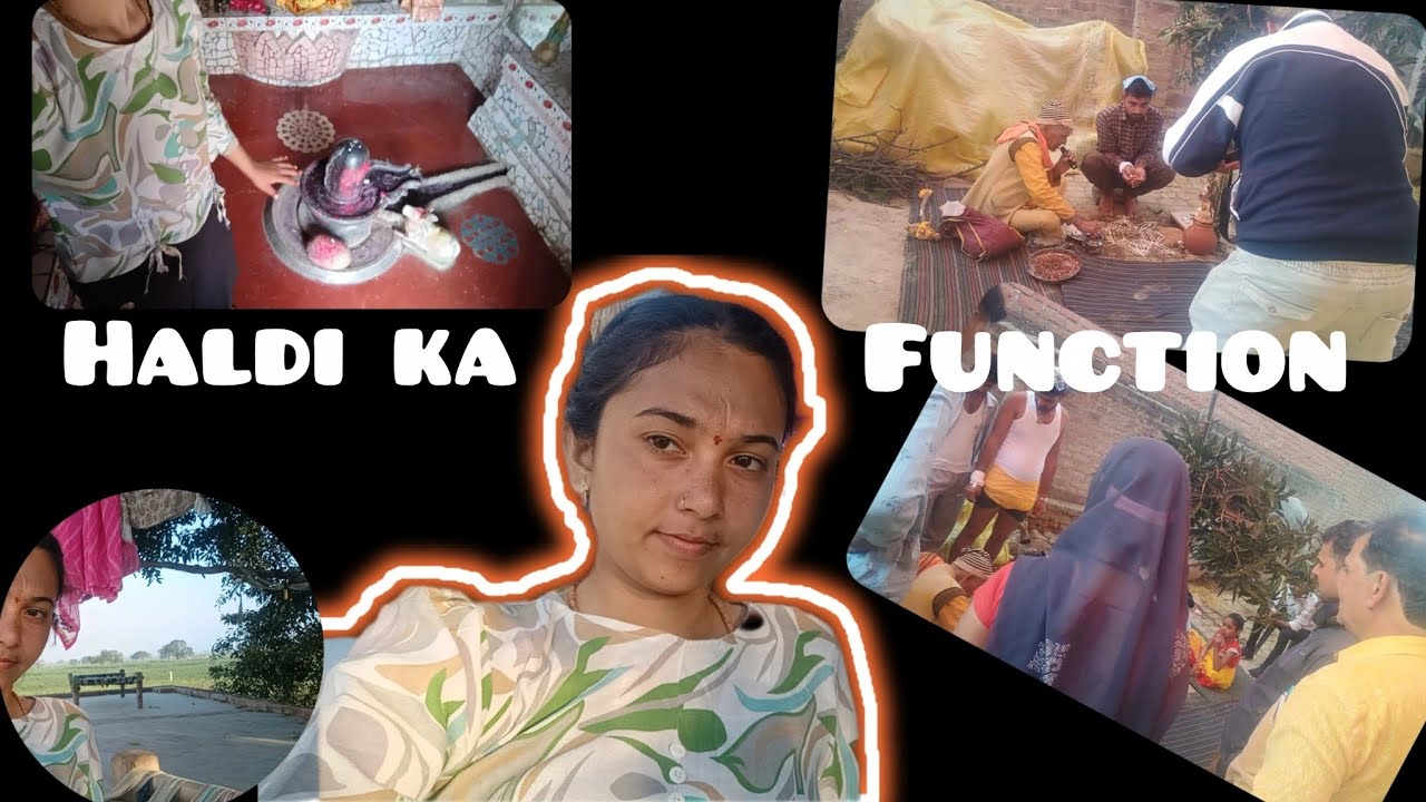 हम गये भैया की हल्दी के फंक्शन में | We went to brother's Haldi function | bindass Tiwari girl |
