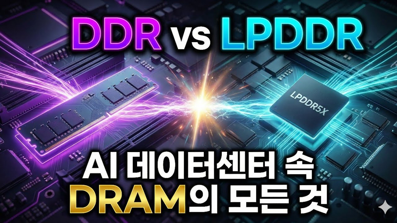 AI 데이터센터 속 DRAM의 모든 것 (DDR vs LPDDR 시장 판도 변화)
