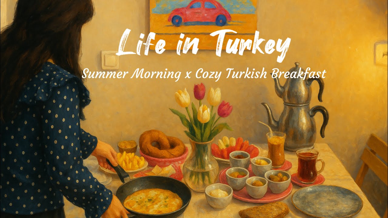 How I Make Turkish Breakfast at Home | Cooking & Shopping Day | Living in Istanbul 💌
