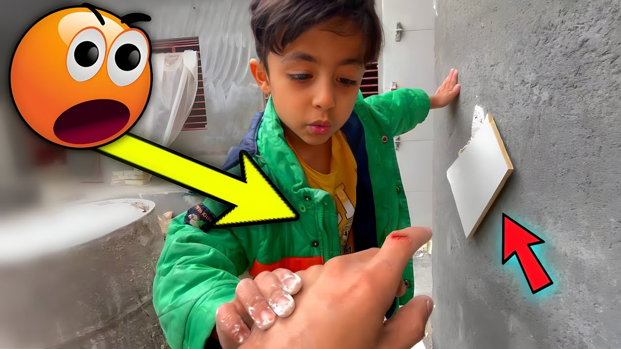 يمان صار خلفه مال سيراميك 🤣| تعورت ابيدي 😖| شغل البيت الجزء 18