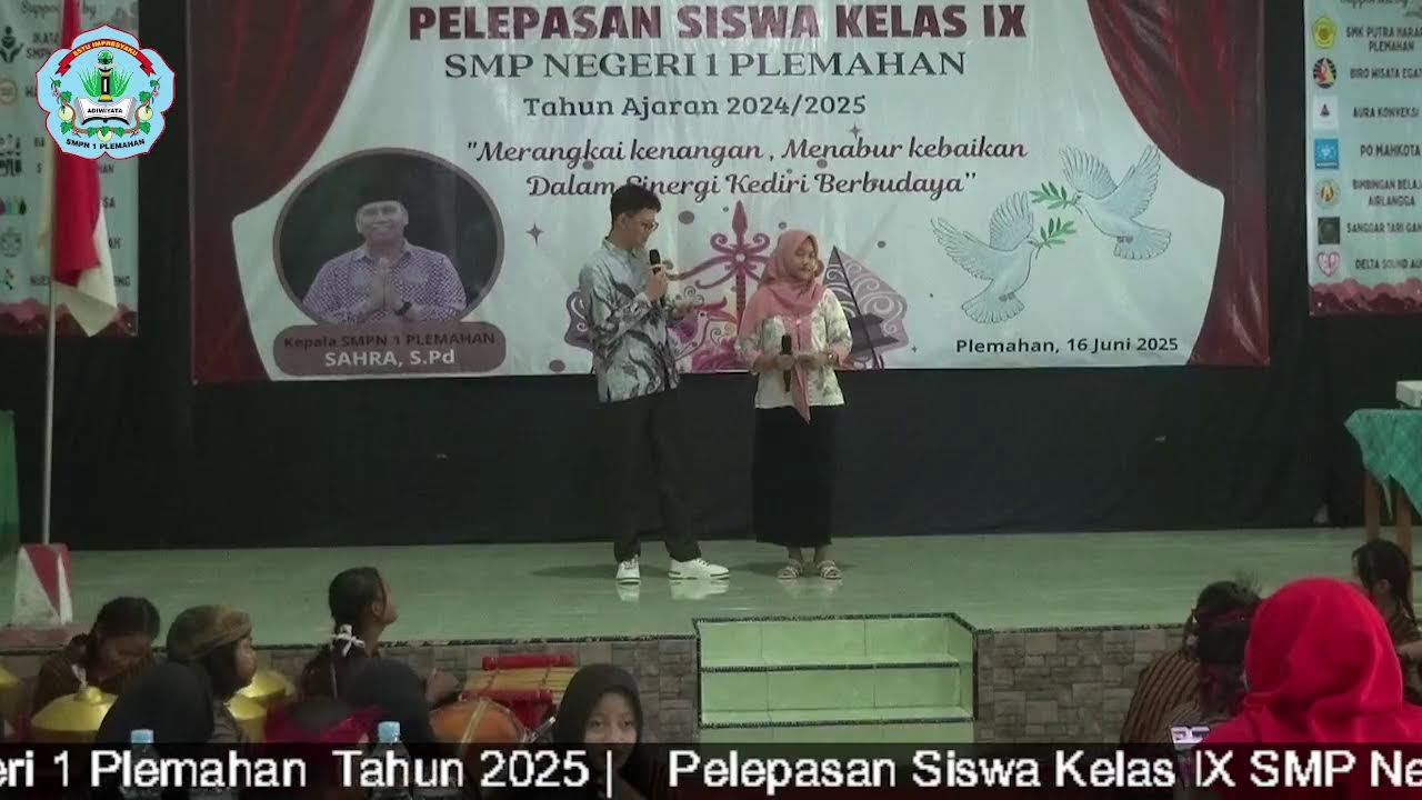 Pelepasan Siswa Kelas IX SMP Negeri 1 Plemahan  Tahun 2025