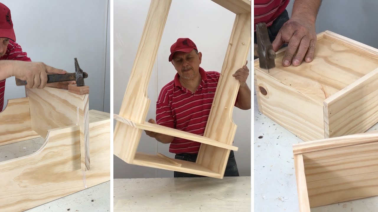 Especiero con Gavetas de Madera - Facil de Hacer