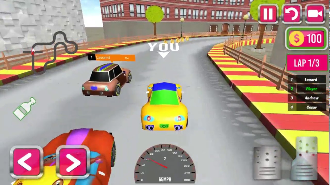 Kids Fun Racing Game 3D 2018