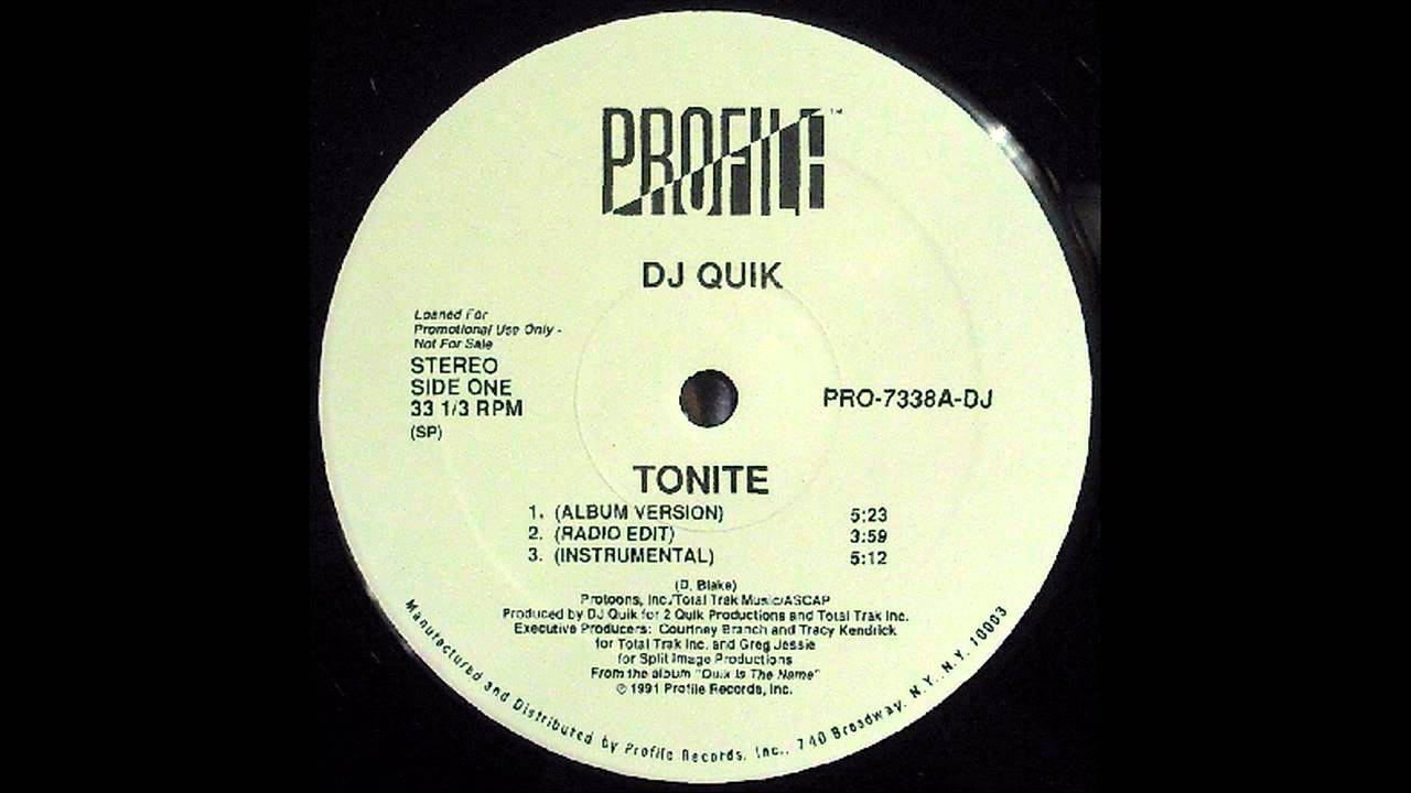 DJ Quik - Tonite (Instrumental) [HD]