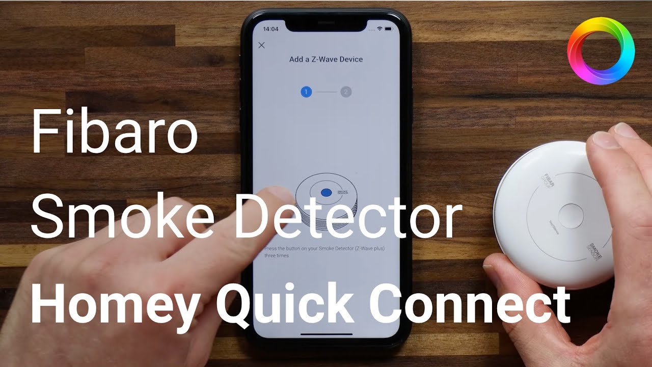 Fibaro Smoke Detector Z-Wave | Homey Quick Connect
