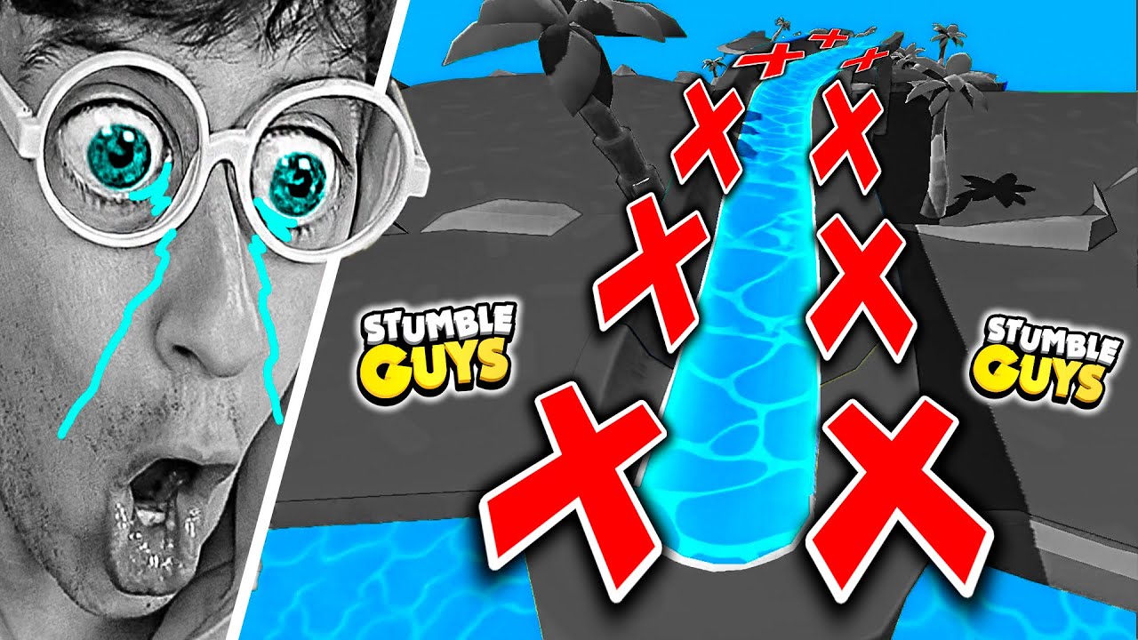 SÓLO TOCAR el COLOR AZUL 🔵😨⛔!!! (reto imposible) - Stumble Guys TEKENDO