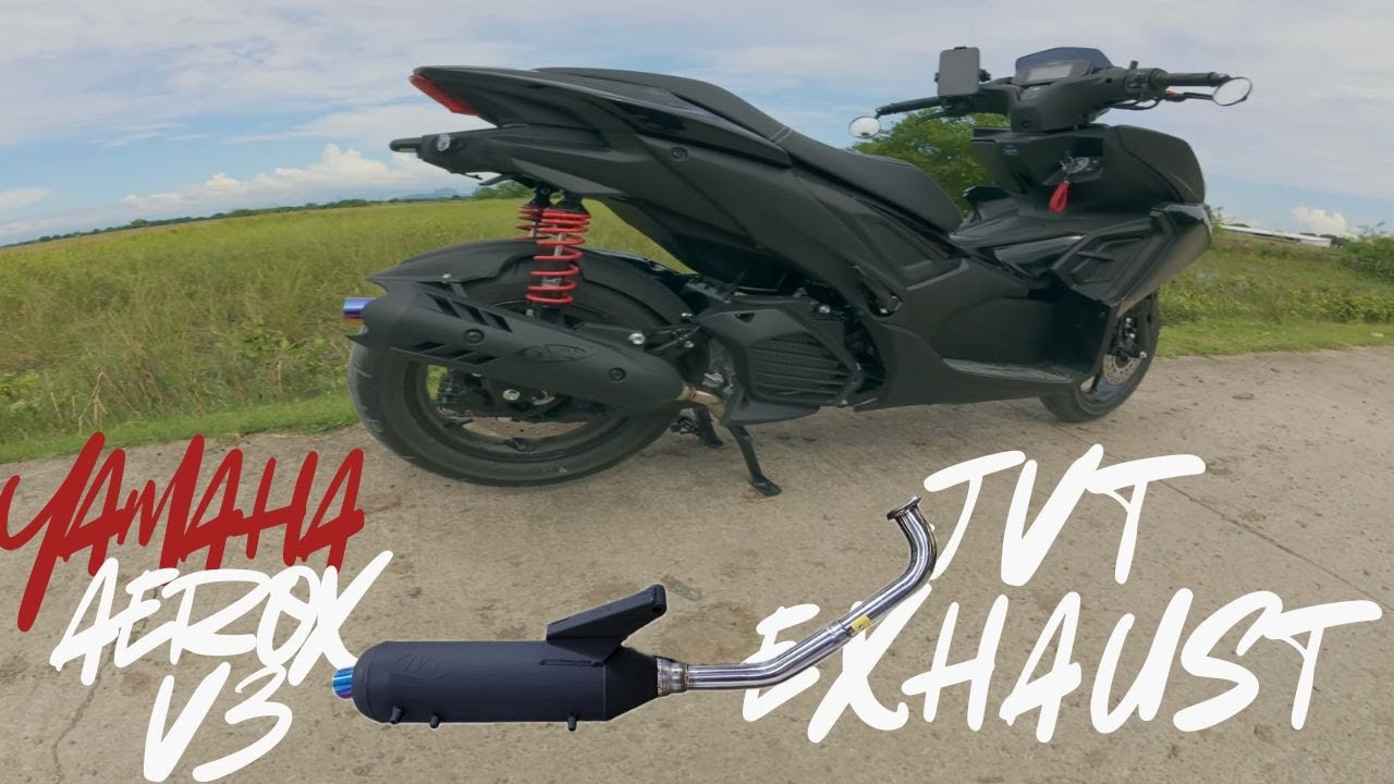 Yamaha Aerox V3 | Jvt Adjustable Exhaust | Valve Open