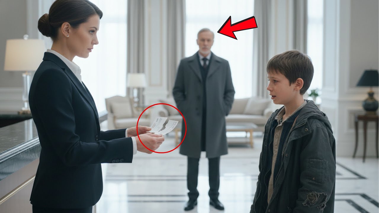 The Manager Tore Up a Hungry Boy’s Voucher — She Didn’t Know the Owner Was Watching
