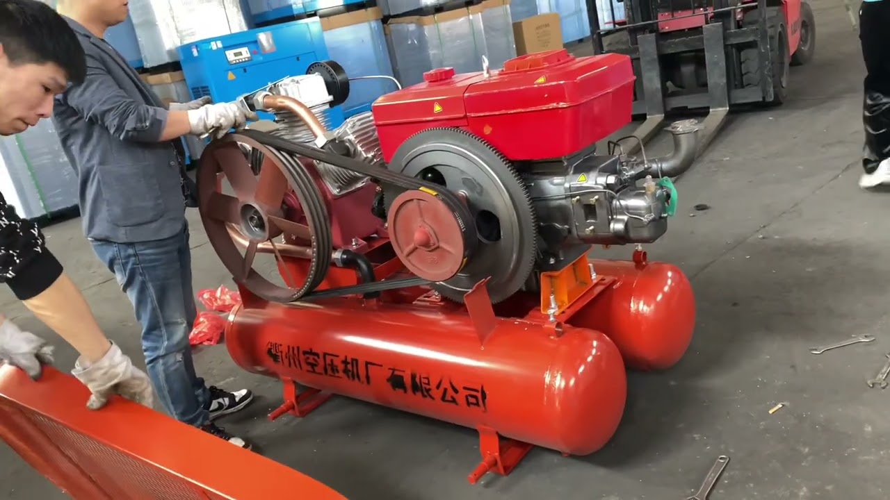 Piston Air compressor， a good helper for mining