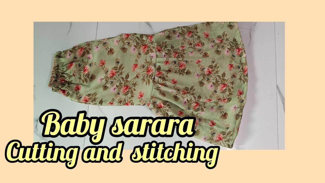 Baby Sharara Cutting and StitchingCutting and| Baby Sharara/GararaStitching