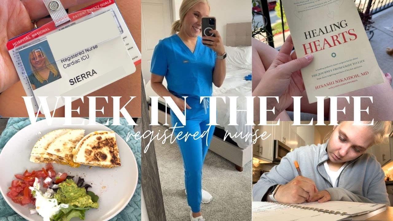 WEEK IN THE LIFE l pediatric new grad nurse, orientation, getting into a routine, working at home!