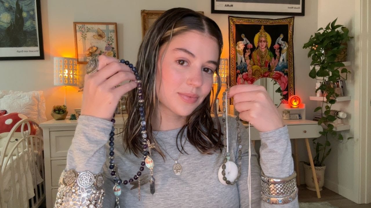 ⋆˚࿔ jewelry asmr 𝜗𝜚˚⋆ brain melting scratching tingly sounds