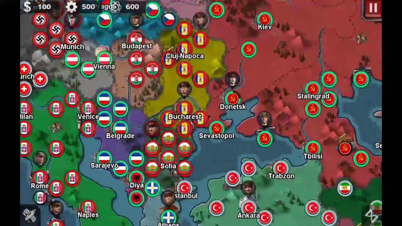 World Conqueror 3, мод World of Iron 3: Critical Weapon. Кампания за СССР 1936. Прохождение #1
