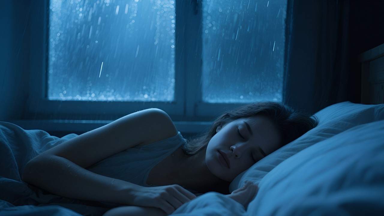 🌩️ 2 Hours of Relaxing Rain & Thunder Sounds – Sleep, Study, Meditation