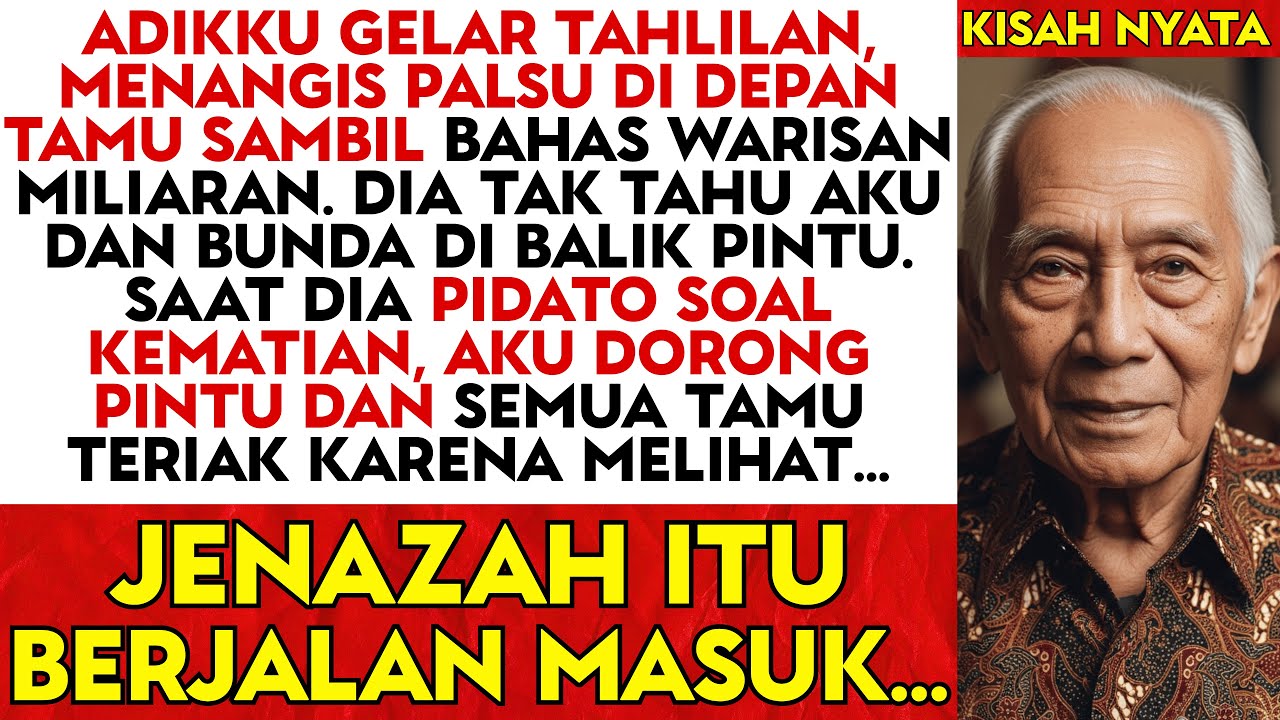 Adikku Curi WARISAN & Bilang Bunda WAFAT, Tapi Saat Tahlilan Bunda Muncul Dan Bilang: 
