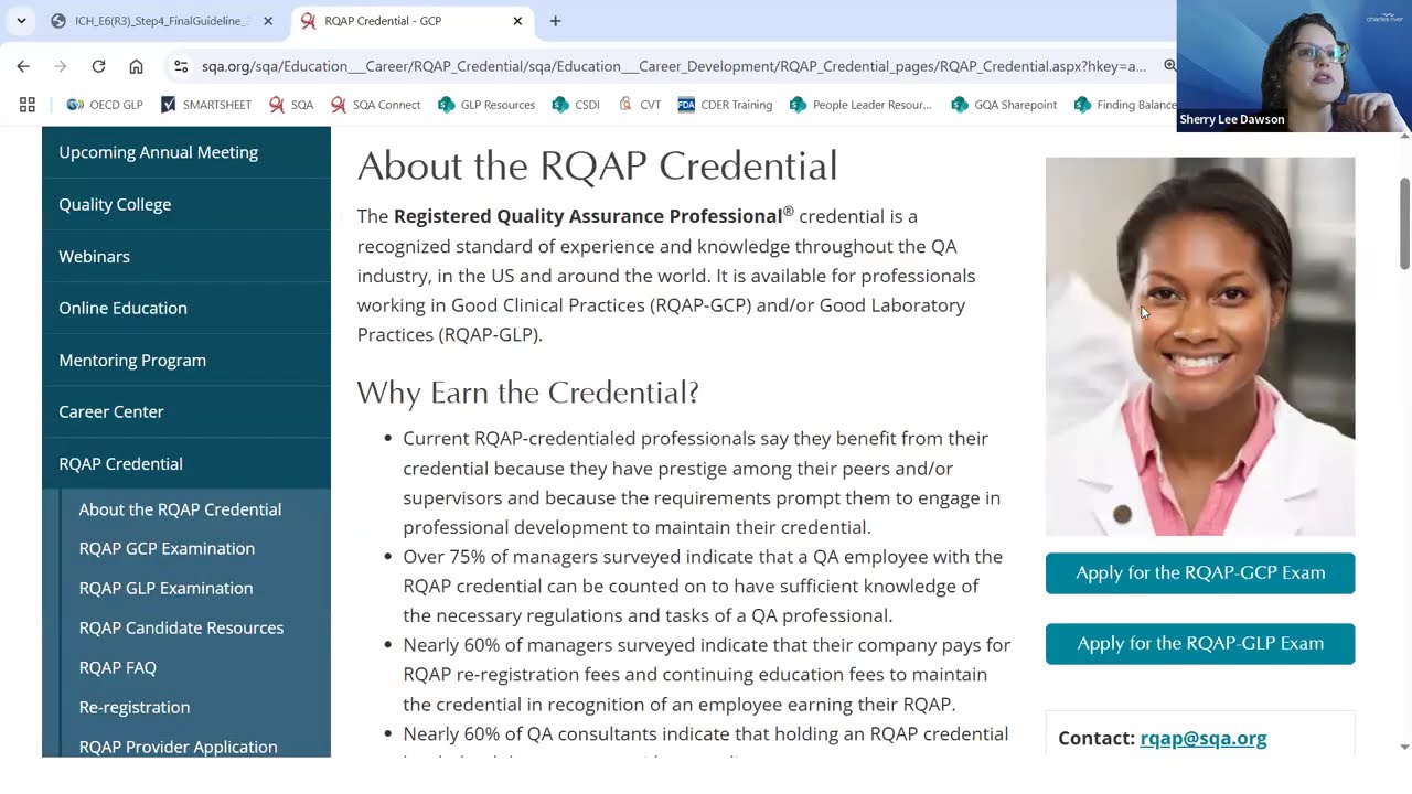 RQAP-GLP Exam Study Group - Session 5
