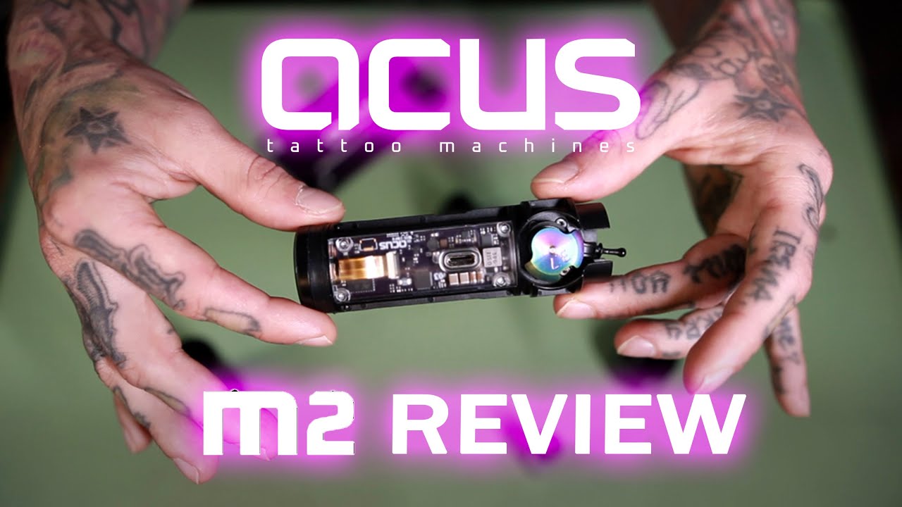 NEW ACUS M2 WIRELESS TATTOO MACHINE / UNBOXING / REVIEW