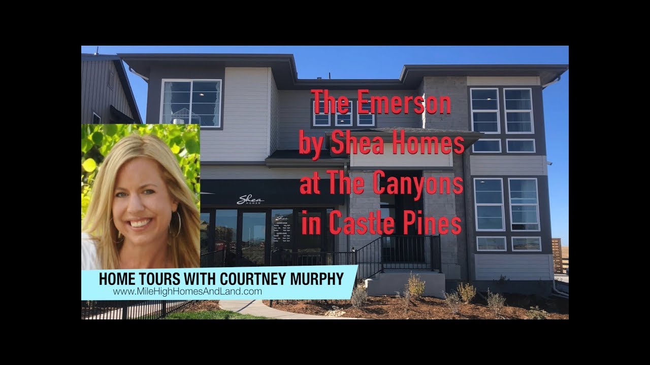 New Homes in Castle Pines Colorado - Emerson Model by Shea Homes at The Canyons