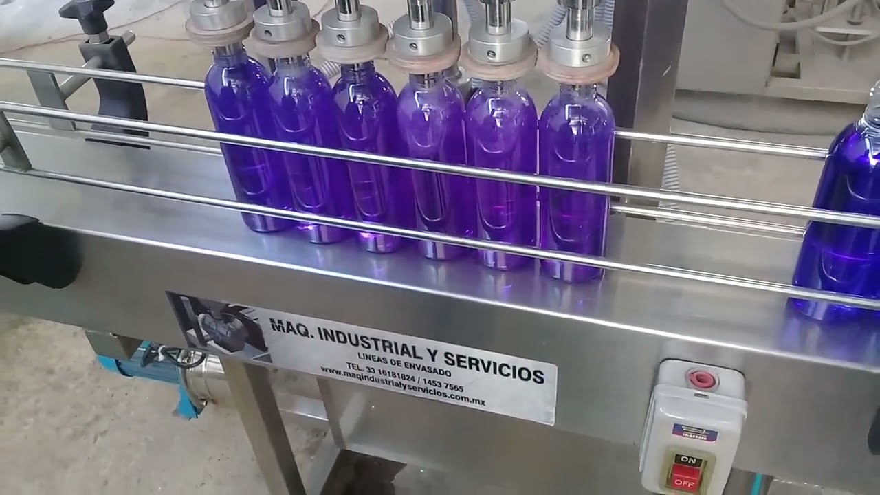 Llenadora autom&aacute;tica sin transportador