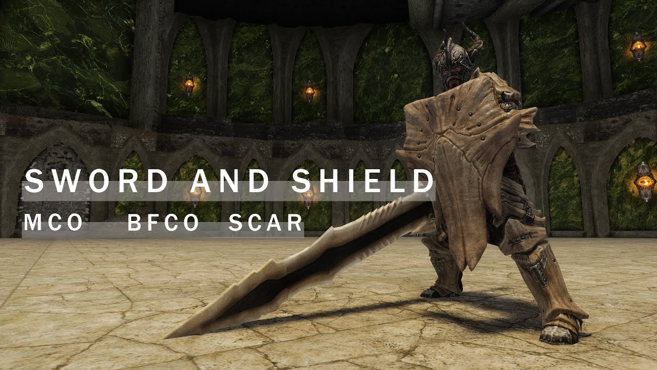 skyrim Sword and Shield