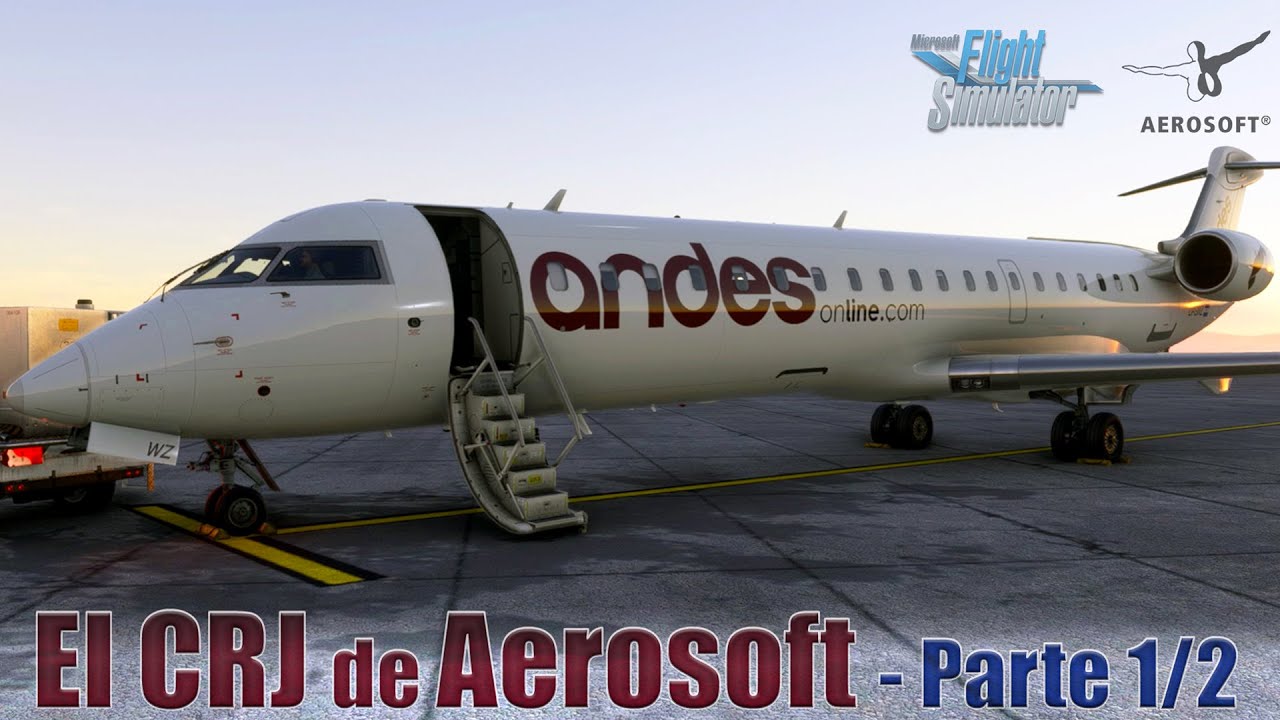 Volando con el CRJ de Aerosoft - Parte 1/2 - Preparacion y puesta en marcha [MSFS]