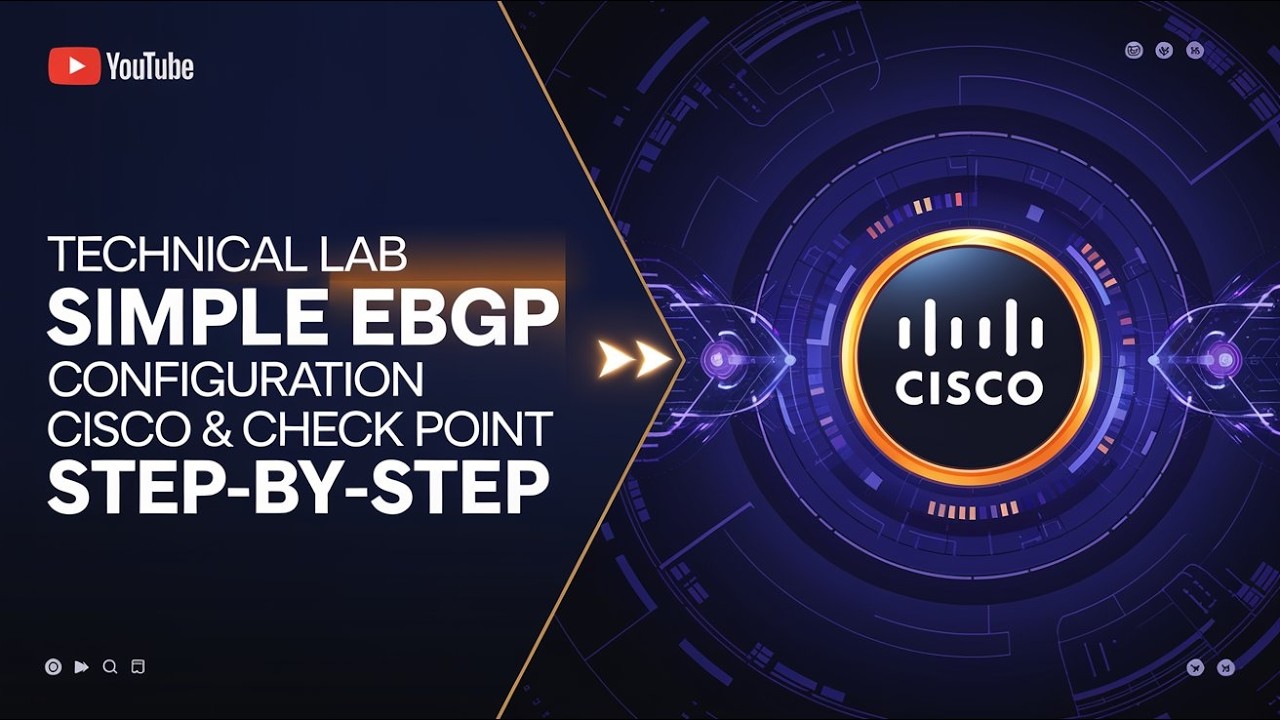 Simple eBGP Configuration Between Cisco Router and Check Point Firewall