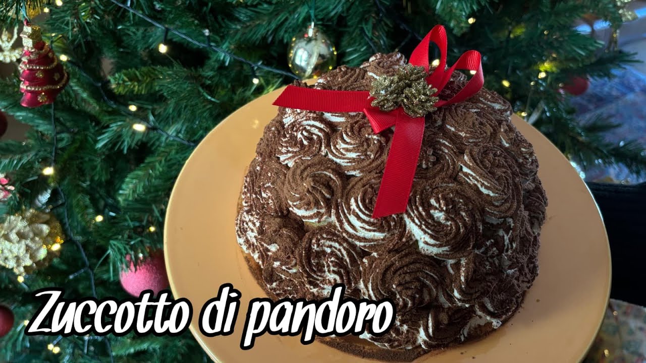Zuccotto di Pandoro - senza cottura, pronto in 10 minuti - Sfizi & Delizie