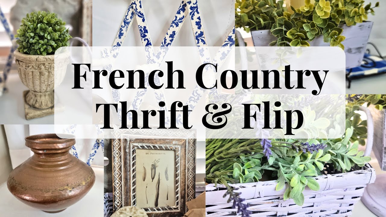 Huge French Country & Cottage Goodwill Bins Haul Plus Flip & Decorate