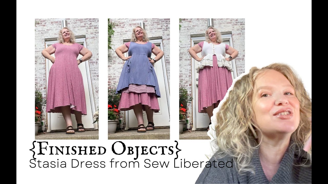 The Stasia Dress from Sew Liberated // Construction and fitting notes + tips on serging