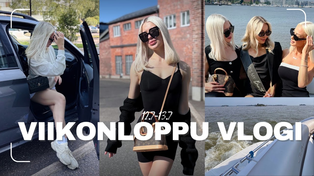 VIIKONLOPPU VLOGI - synttärit, ystäviä, treeniä, väliaikainen koti 😳