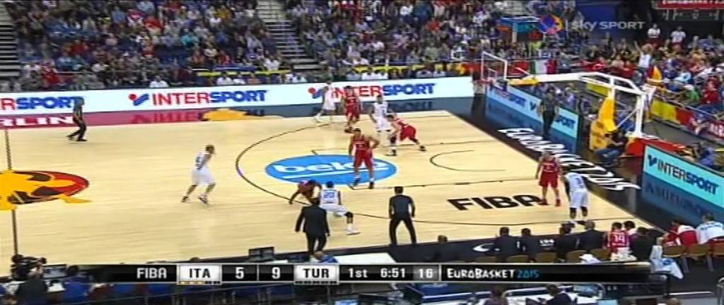 2015 Eurobasket Italy vs Turkey Preliminary Round