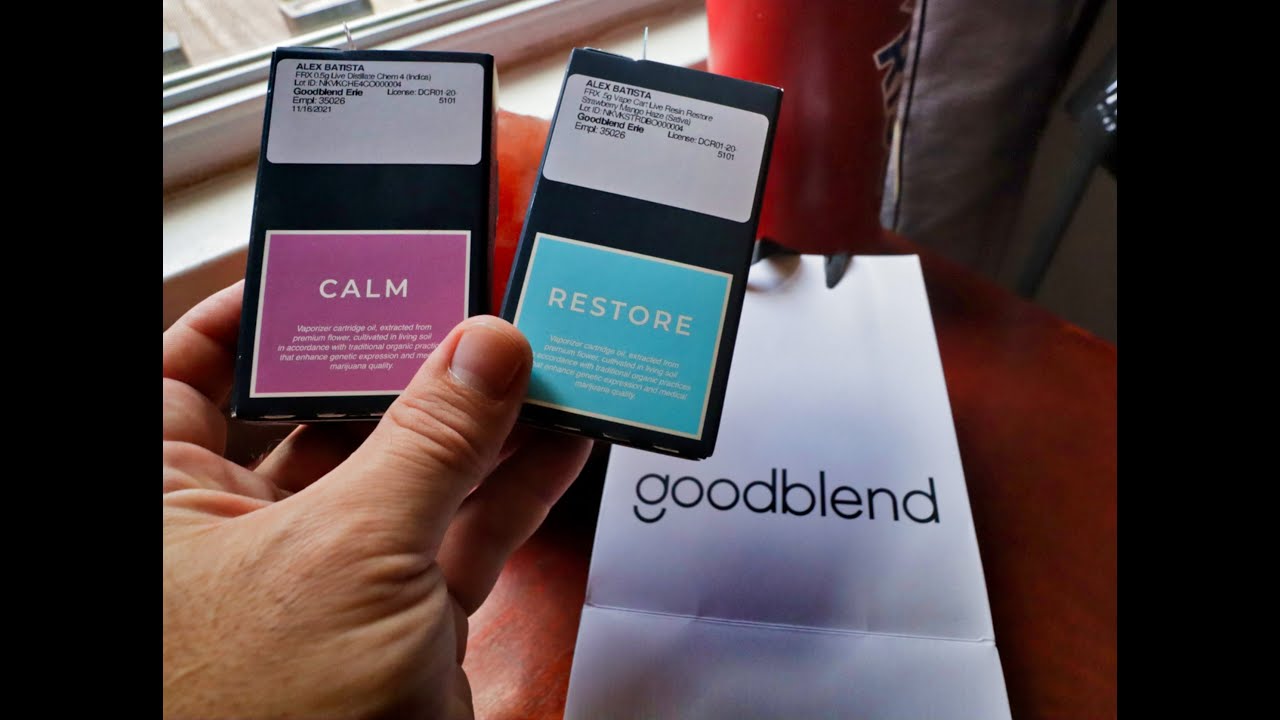 NEW! GOODBLEND DISPENSARY ~  FarmRX live resin carts