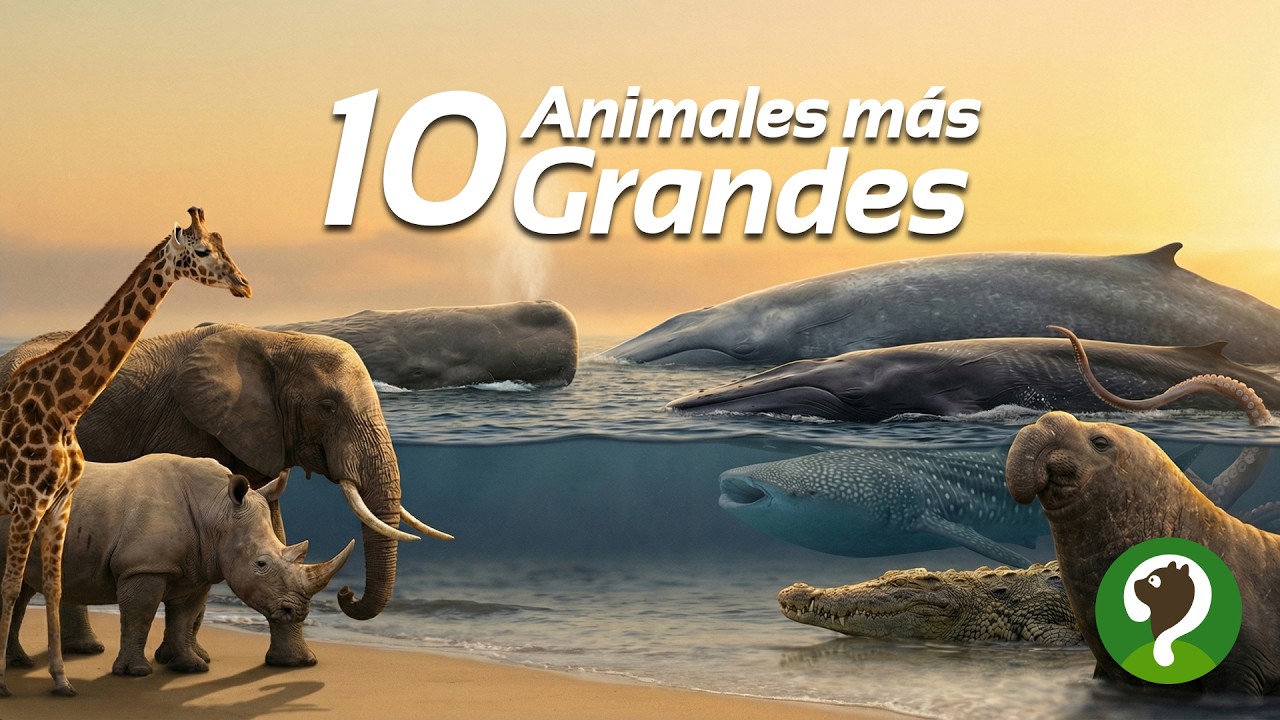 Los 10 animales más grandes del planeta: Sorprendentes gigantes del reino animal