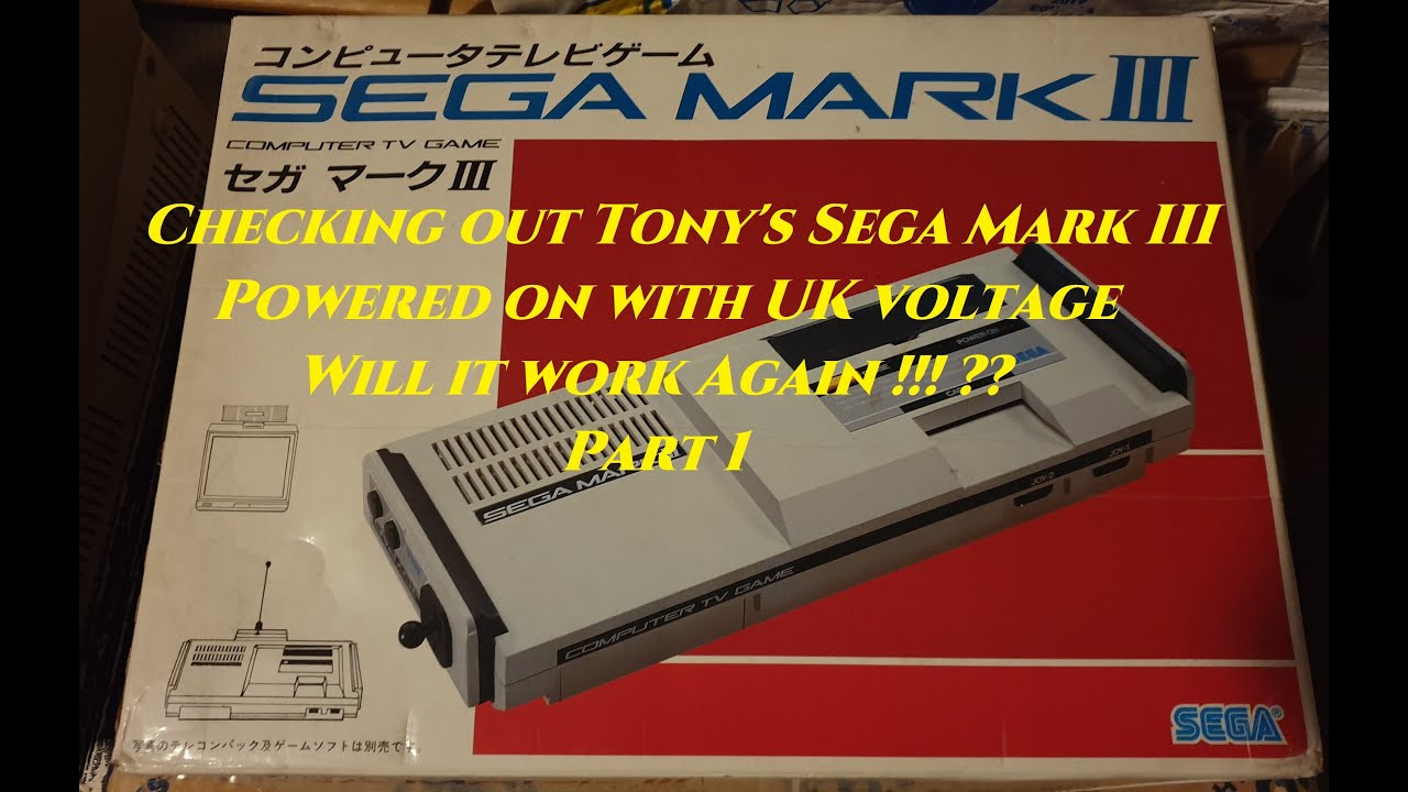 Tony's Sega Mark 3 Repair Part 1