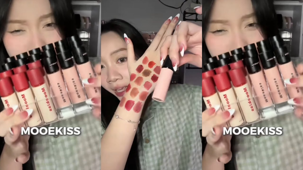 SWATCH 15 MÀU SON MOOEKISS with Xuân Nhi