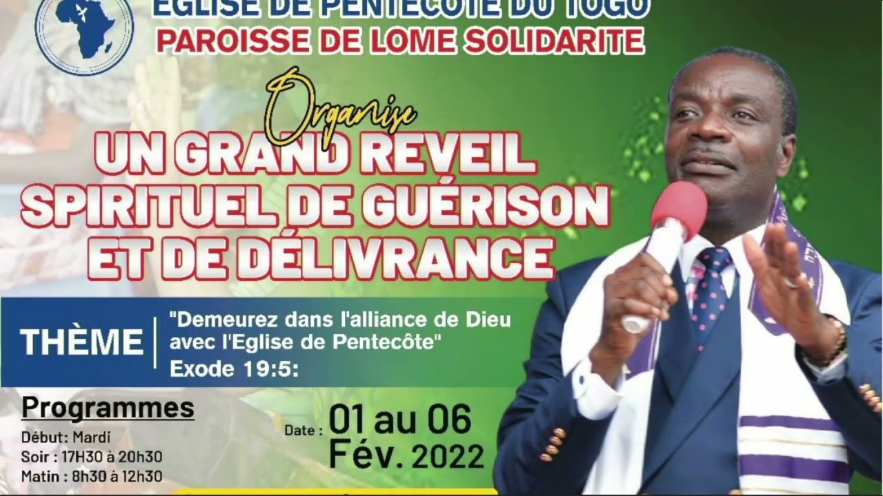 ELDER SETH YAW PEASA AND TEAM IN EGLISE DE PENTECOTE DU TOGO, PAROISSE DE LOME SOLIDARITE. SUN. MORN