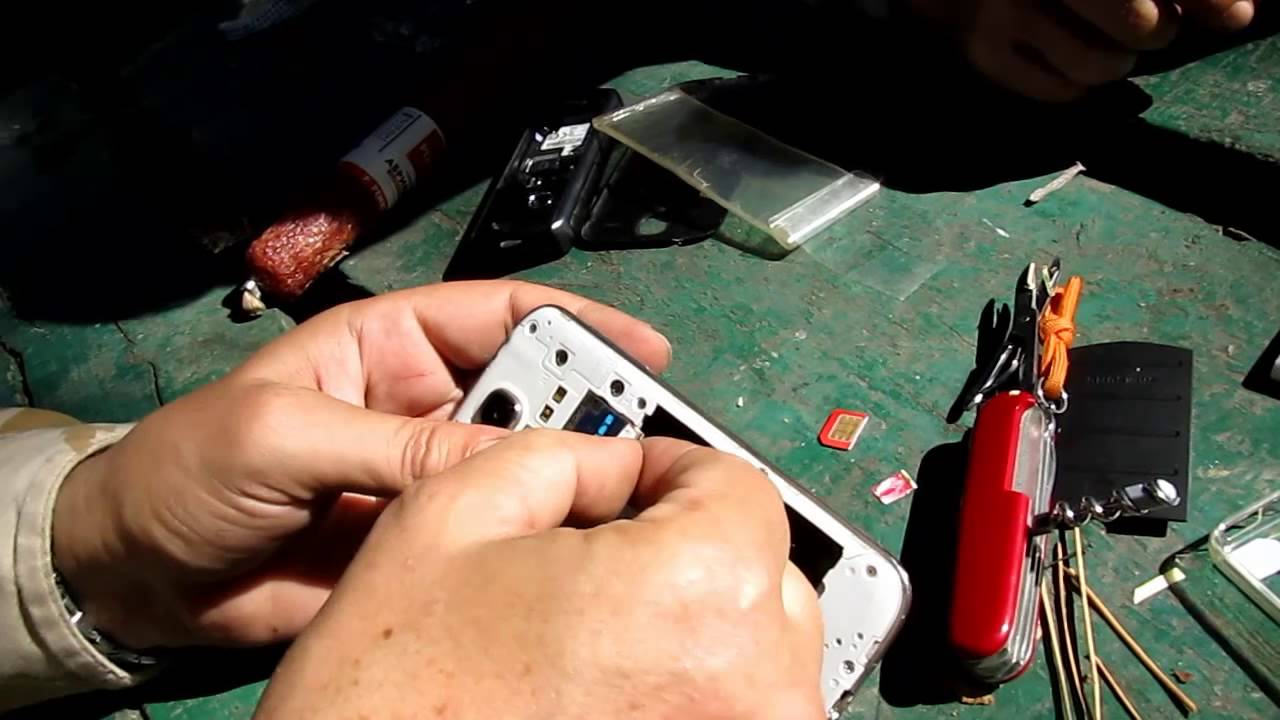 Как сделать MicroSIM из NanoSIM в лесу
