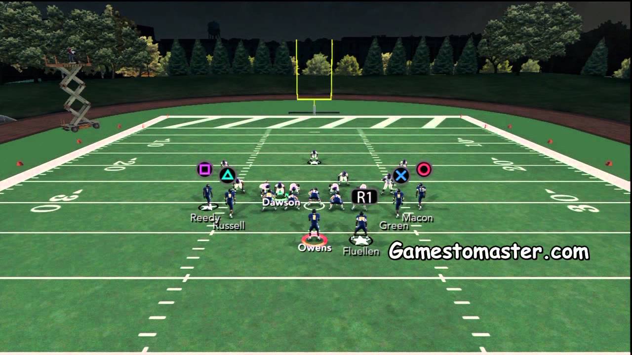 NCAA 14 Football - B Gap Pressure (4-4 Split Defense)