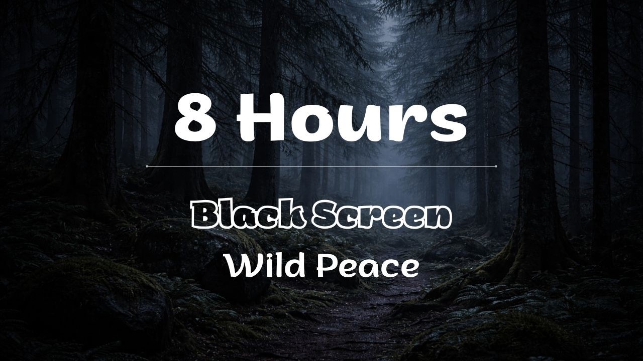 8 Hours of Calm Nature Sounds | Black Screen | Deep Sleep