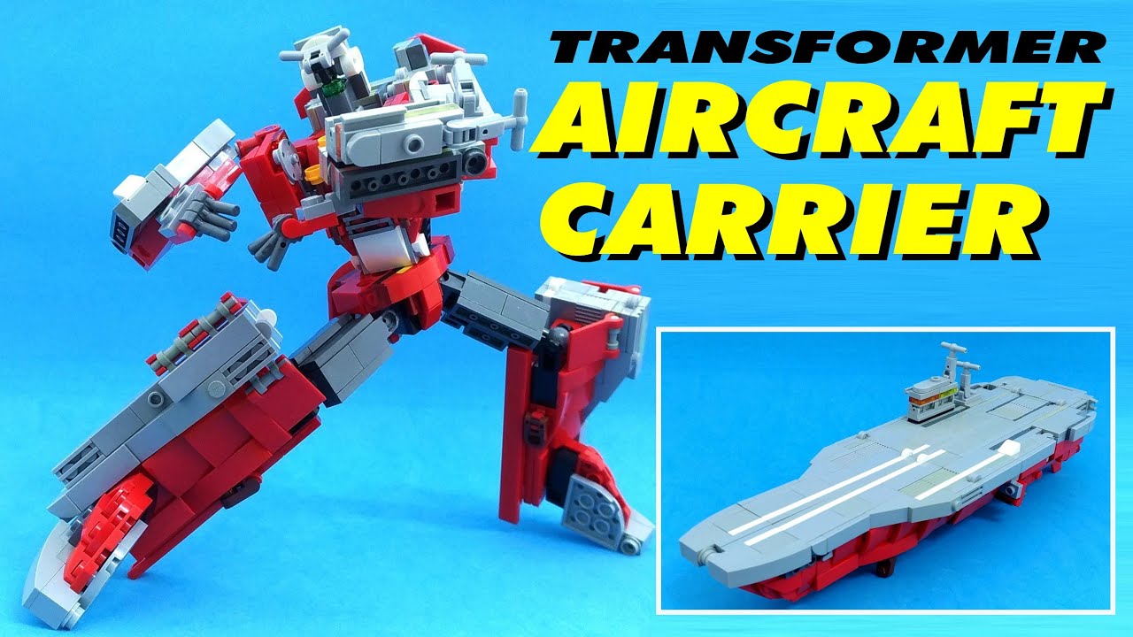 Transformer Aircraft Carrier USS Nimitz using LEGO