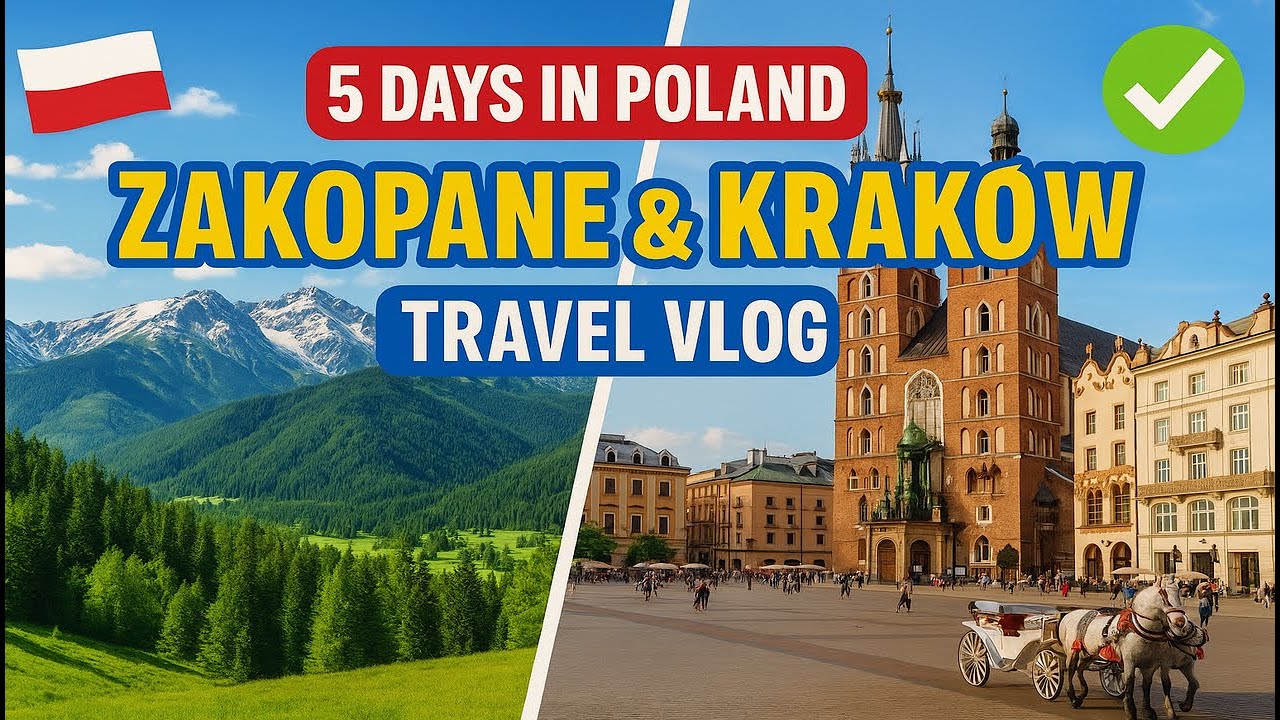 🇵🇱 5 zile în Polonia : Descoperă Zakopane și Cracovia ✅ | Vlog de călătorie