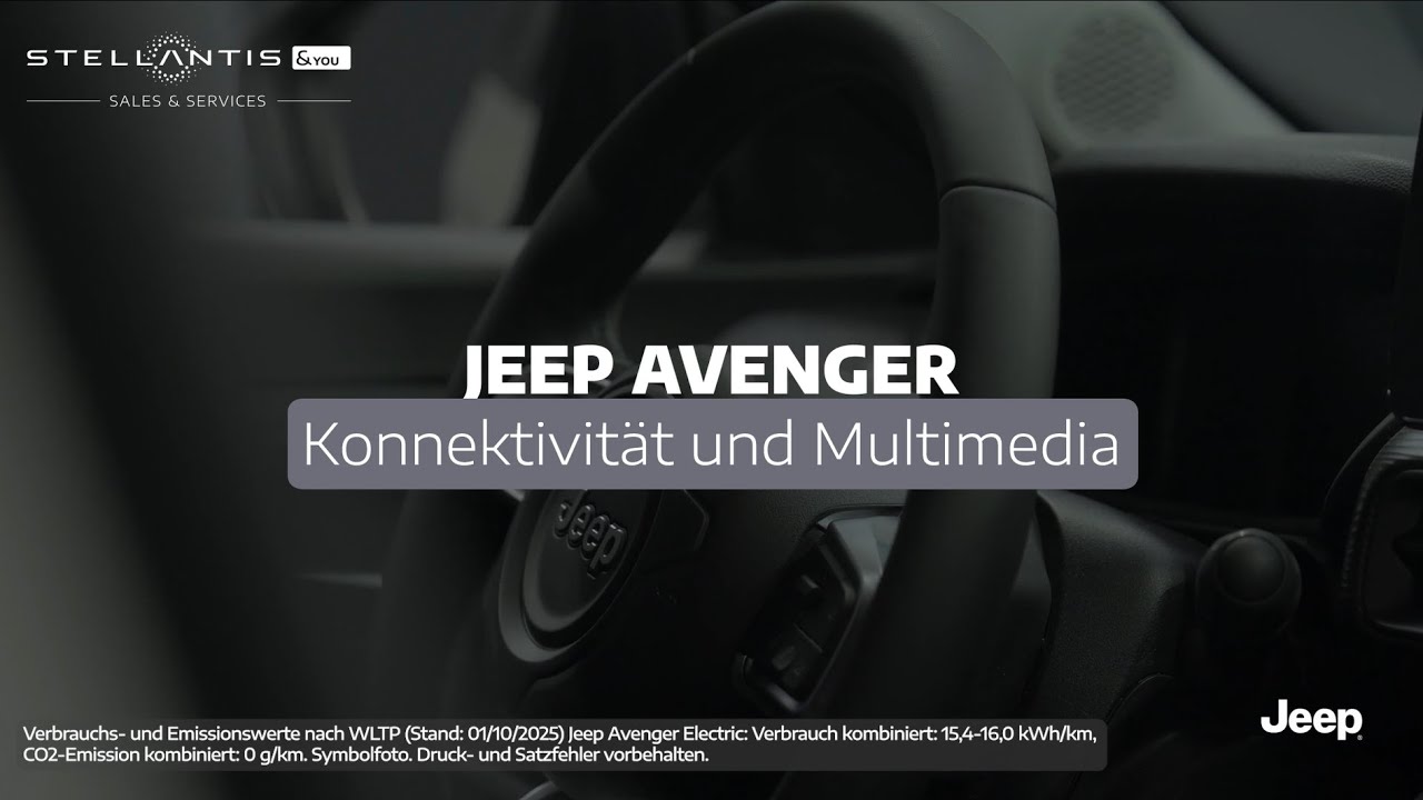 Jeep Avenger | Konnektivität & Multimedia: Interface, mobile Kompatibilität & Audio