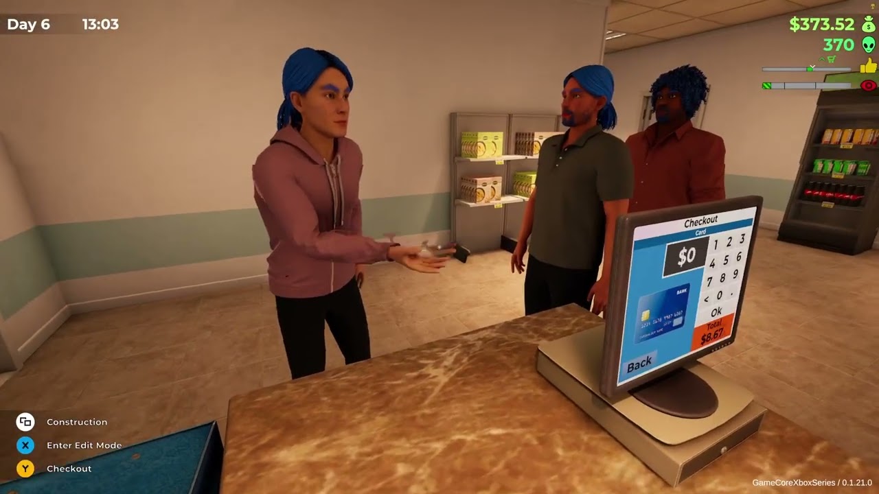 Running a service station as an alien.