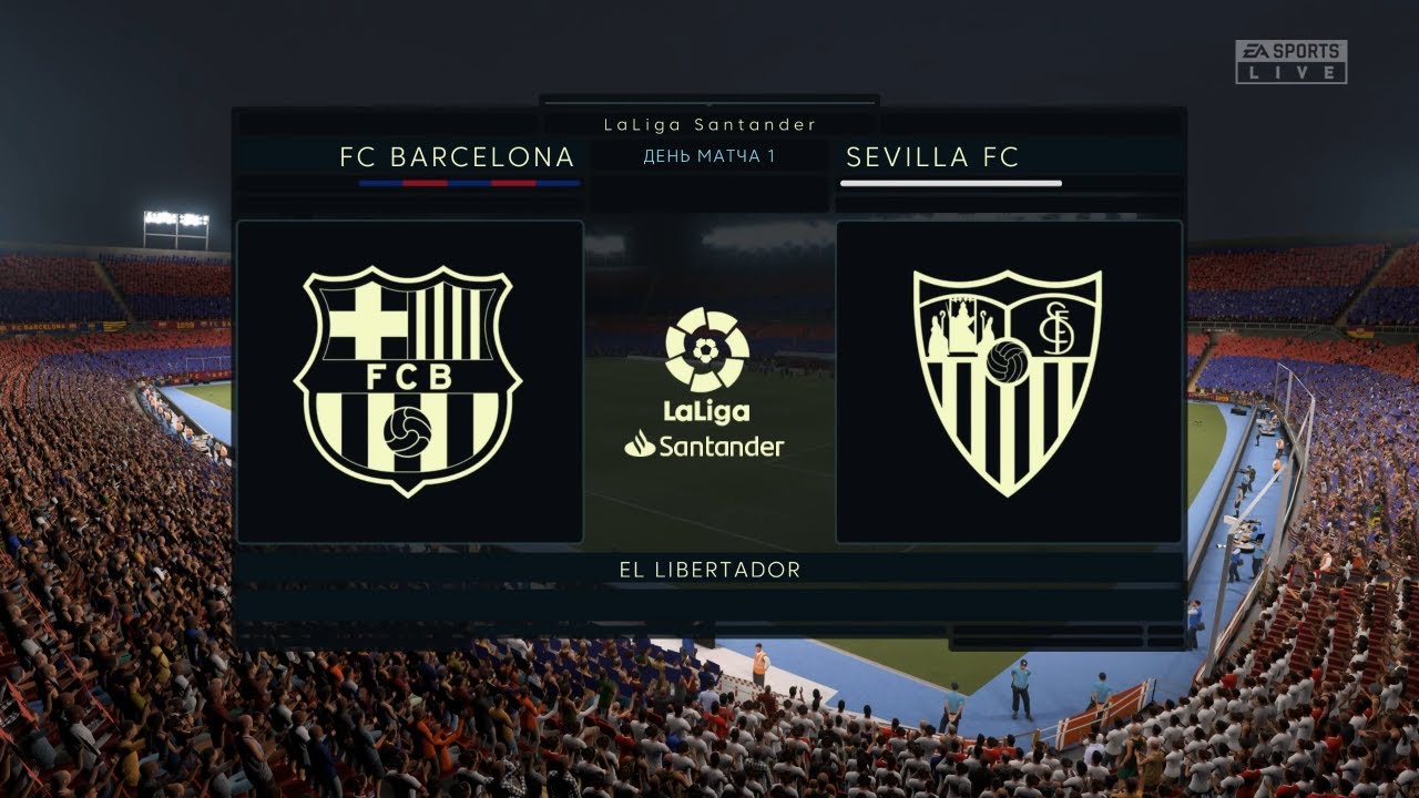 FIFA 21 - LaLiga 04.10 - Барселона Barcelona FC VS Севилья Sevilla FC
