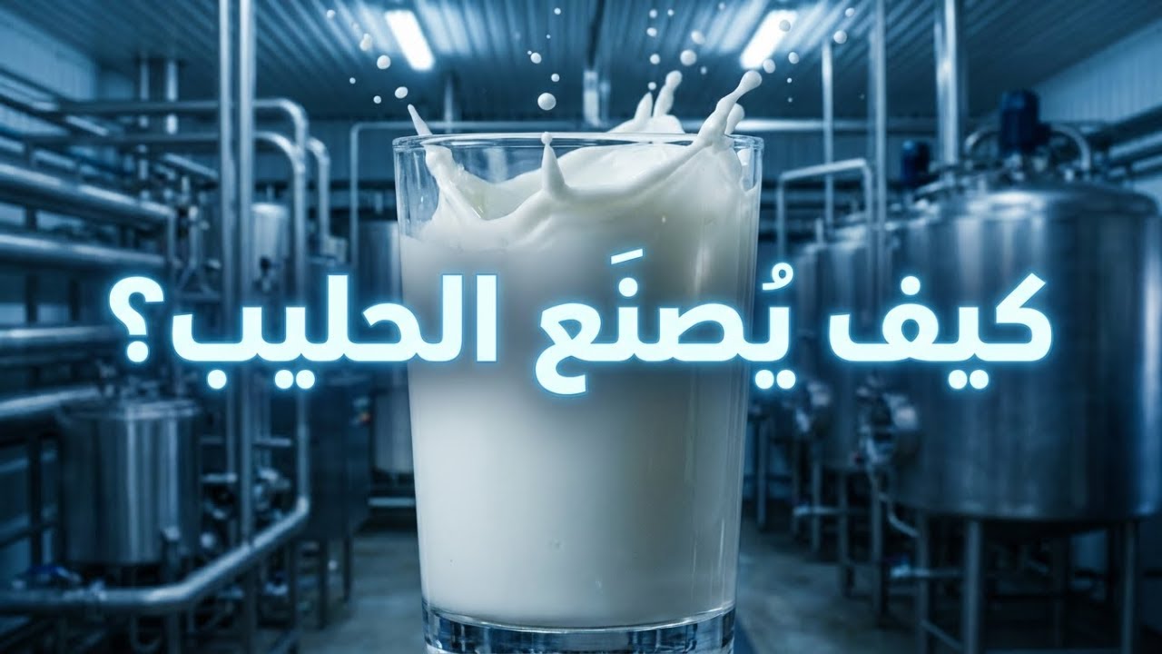 كيف يُصنَع الحليب؟ الرحلة الخفية من المزرعة إلى عبوتك!