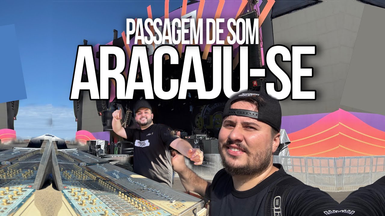 Na estrada com equipe Henrique e Juliano - Aracaju - SE (PASSAGEM DE SOM COM @KaioMix )