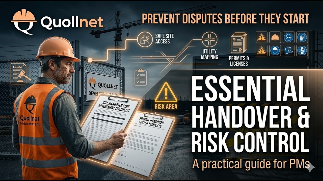 Construction Site Handover Explained: Accessible Site, Letter Template & Checklist
