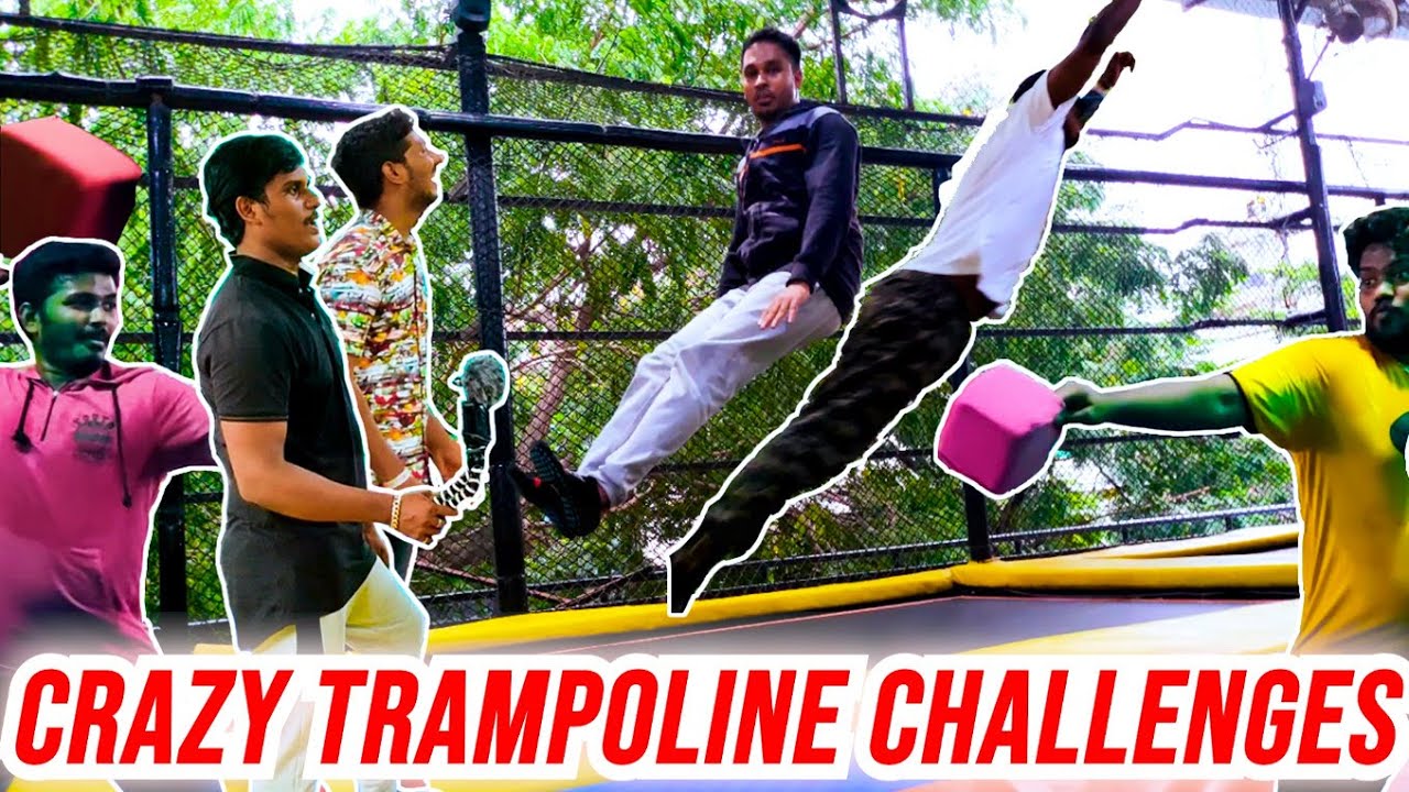 The Hopeless Folks Crazy Trampoline Challenges | THF