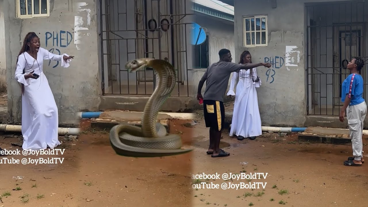 His girlfriend transformed to a snàke live on camera