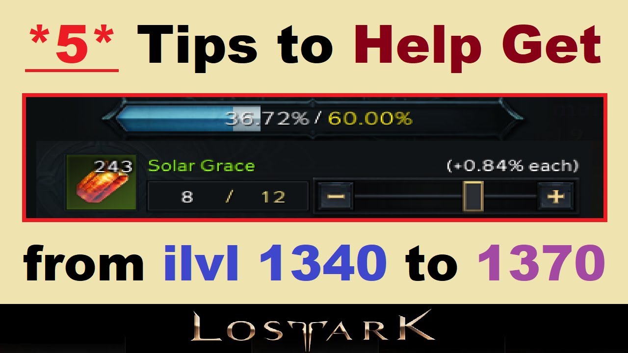 *5* Tips to Help Get from ~1340 to 1370~ in Lost Ark!.. (Lost Ark Gear Honing & Enhancement Guide)